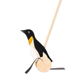 Állatot botra húzni - Pingvin