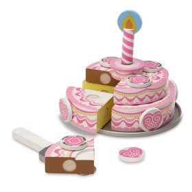 Kétrétegű születésnapi torta