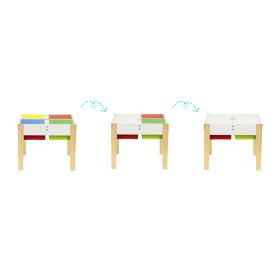 Creative faasztal székekkel gyermekek számára