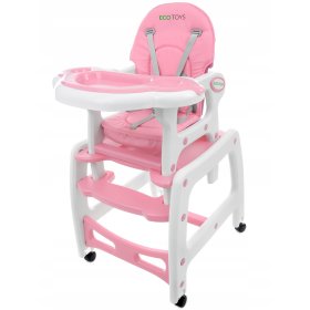 Étkező szék Pinky 3in1, EcoToys