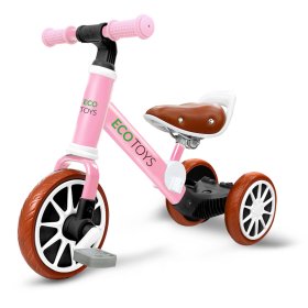 Gyerekkerékpár Ellie 3in1 - rózsaszín