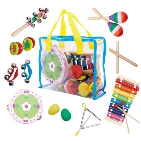14 db hangszer készlet, EcoToys