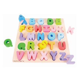 Bigjigs Baby Alphabet nagybetűk, Bigjigs Toys