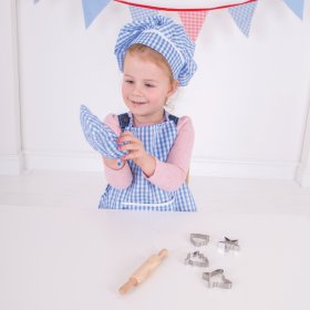Bigjigs Toys Blue Chef készlet