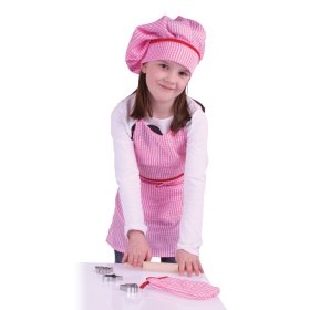 Bigjigs Toys Pink Chef készlet