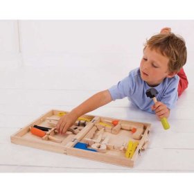 Bigjigs Toys fából készült szerszámtok, Bigjigs Toys