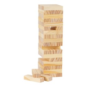 Kisláb Természetes fa Jenga játék, small foot