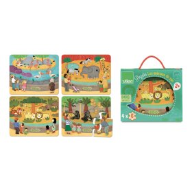 Vilac Fa puzzle Állatkert, Vilac