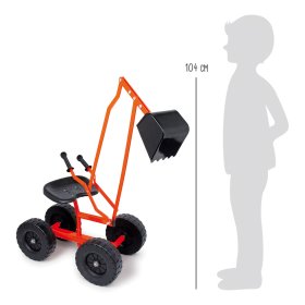 Kislábú kotrógép kerekekkel, Small foot by Legler