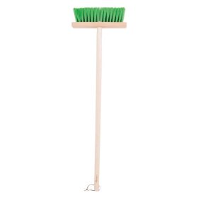 Bigjigs Toys Kerti seprű hosszú nyéllel zöld