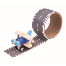 Bigjigs Toys Tape kifutópálya egy repülőgéppel