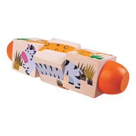 Bigjigs Toys Motorizált roller dzsungel élet