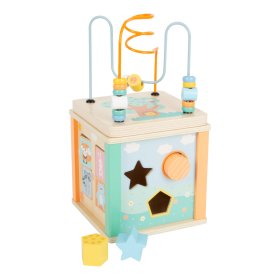 Kis lábmotor kocka pasztell színekben, Small foot by Legler
