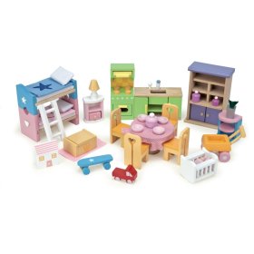 Le Toy Van Furniture Starter komplett készlet a házhoz, Le Toy Van