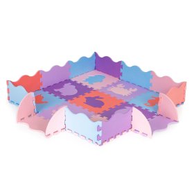 Gyermek oktatási habszőnyeg - puzzle állatok, IPLAY