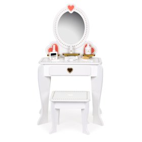 Lányok fésülködőasztal kiegészítőkkel, EcoToys