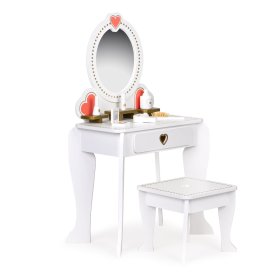 Lányok fésülködőasztal kiegészítőkkel, EcoToys