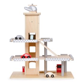 Fa garázs lifttel, EcoToys