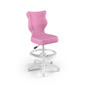 Ergonomikus, 119-142 cm magasságra állítható íróasztal gyerekeknek - rózsaszín