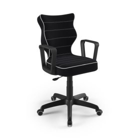 159 - 188 cm magasságra állított irodai szék - fekete