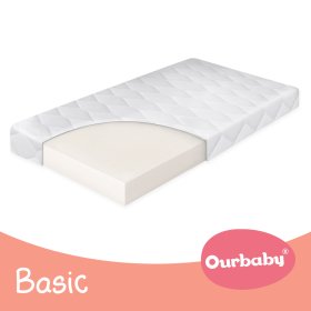 Basic habszivacs matrac - 200x90 cm, Ourbaby