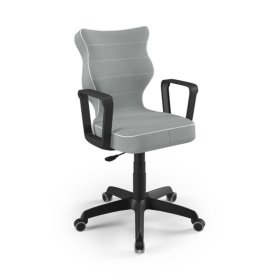 146-176,5 cm magasságra állított irodai szék - szürke, ENTELO