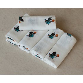 Textil pelenka PREMIUM - 70x70 cm, Matějovský, Little Mole