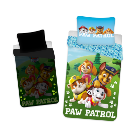 Világító hatású ágynemű Paw Patrol 140 x 200 cm + 70 x 90 cm, Sweet Home, Paw Patrol
