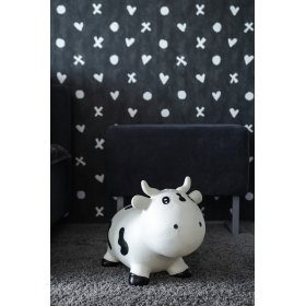 KIDZZFARM pattogó tehén - Fehér és fekete