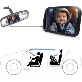 SIPO Tükör a gyermek megfigyeléséhez az autóban, Sipo