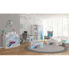 Jégvarázs gyerek íróasztal - norvég fenyő, BabyBoo, Frozen