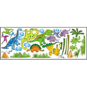 Öntapadó fali dekoráció Dinoszauruszok, Mint Kitten