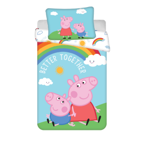 Ágynemű Peppa Pig 100 x 135 cm + 40 x 60 cm, Sweet Home, Peppa pig