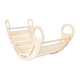 Fából készült Montessori Swing Lila - Natúr