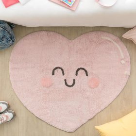 Gyermek pamutszőnyeg - Boldog szív, Kidsconcept