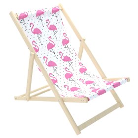 Gyerek strand napozóágy flamingók, CHILL