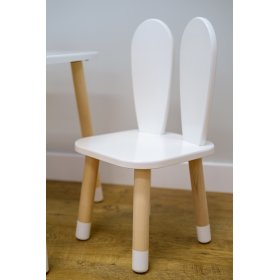 Gyerek szék - fűzőlyuk - fehér, Ourbaby