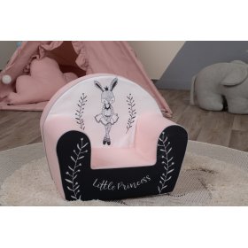 Bunny Ballerina gyerekszék - fehér-rózsaszín