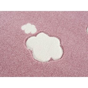 Childrens szőnyeg Sky Cloud - szürke-rózsaszín, LIVONE