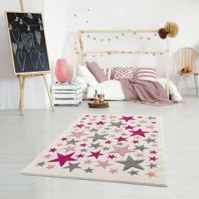 Childrens szőnyeg Stella - krémes rózsaszín, LIVONE