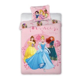Disney Princess baba ágynemű - rózsaszín