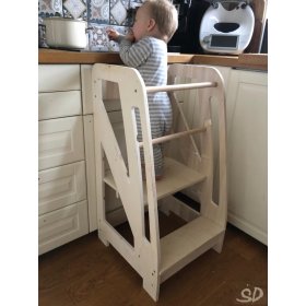 Montessori tanulótorony Triangle SD Classic 85 - natúr, LilaBaby