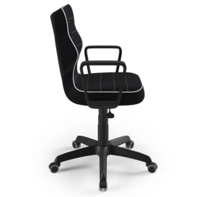 146 - 176,5 cm magasságra állított irodai szék - fekete