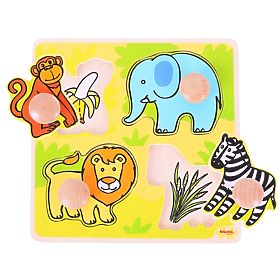 A Bigjigs Toys az első becsúsztatható szafari rejtvényem, Bigjigs Toys