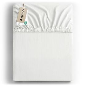 AMBER lepedő fehér szín klasszikus stílus anyag jersey 220-240x220 DecoKing