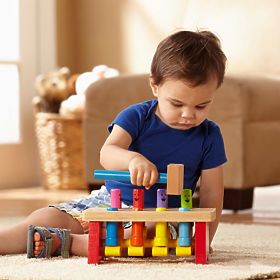 Átütős ugráló bábuk - kalapálós játék Melissa and Doug