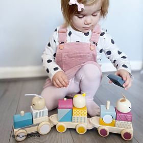 Bigjigs Baby Fa vonat állatokkal, Bigjigs Toys
