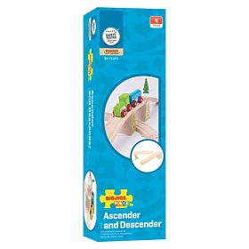 Bigjigs Rail felüljáró sínek oszlopokkal 2 db