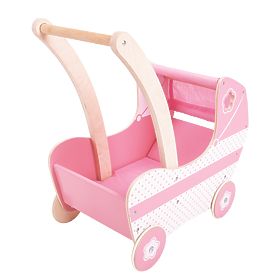 Bigjigs Toys Fa babakocsi