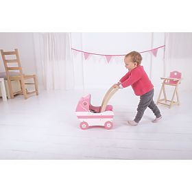 Bigjigs Toys Fa babakocsi